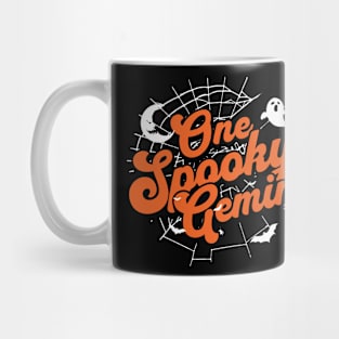 One Spooky Gemini Halloween Zodiac Sign Design Mug